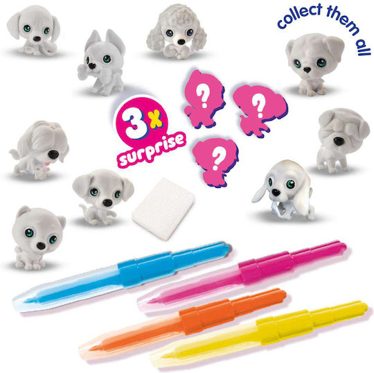 Ses Creative Blow Pens Decorate 3 Puppies S14333