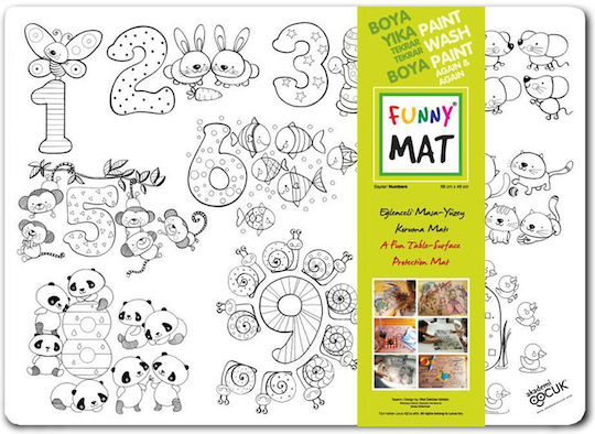 Σουπλα 48*33,5cm.funny Mat Αριθμοι 1-10