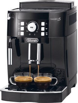 De'Longhi Magnifica S Αυτόματη Μηχανή Espresso 1450W Πίεσης 15bar για Cappuccino με Μύλο Άλεσης Μαύρη ECAM21.110.B