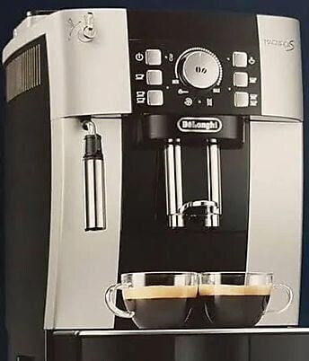 De'Longhi Magnifica S Αυτόματη Μηχανή Espresso 1450W Πίεσης 15bar για Cappuccino με Μύλο Άλεσης Μαύρη ECAM21.110.B