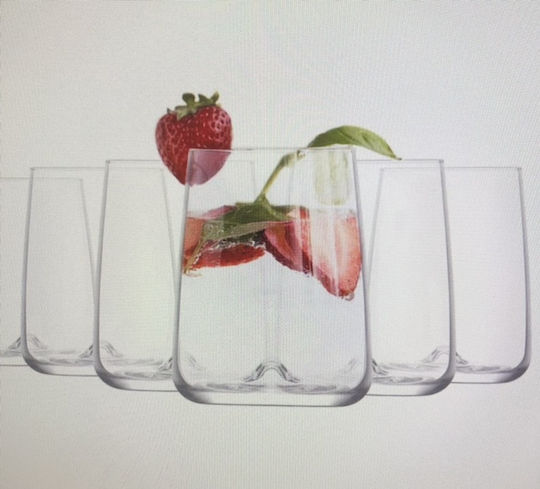 Gurallar Terra Set of Glasses Water made of Glass 475ml 6pcs
