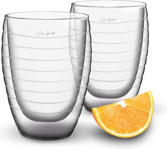 Lamart Vaso Set de pahare pentru apa din Sticlă 370ml 2buc