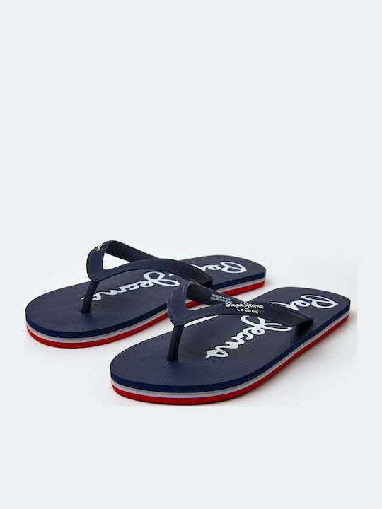 Bay Beach Men's Flip Flops Blue