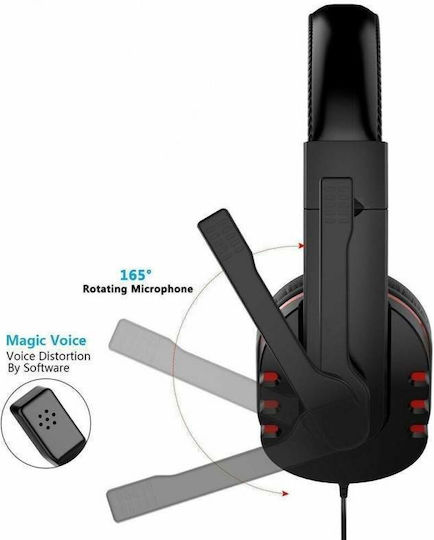 Over Ear Gaming Headset με σύνδεση 3.5mm for Nintendo Switch / PC / PS4 / PS5 / XBOX