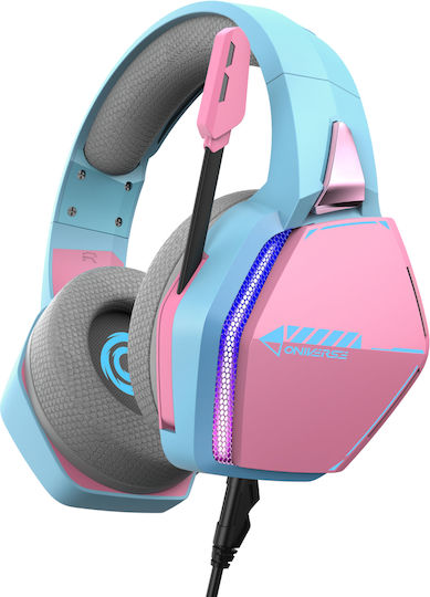 Oniverse Oniverse Over Ear Gaming Headset cu conexiune 3,5mm Diva Pink pentru PC / PS4 / PS5 / XBOX