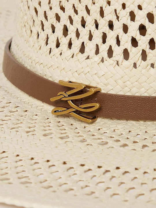 Karl Lagerfeld Fabric Women's Hat Beige