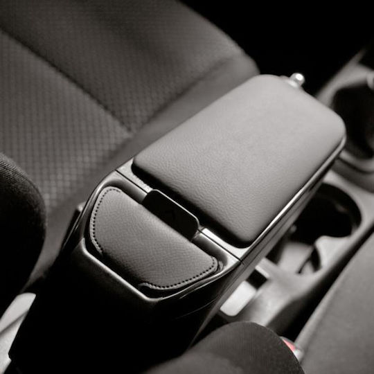 Rati Armster Car Leather Armrest for Suzuki Swift Silver