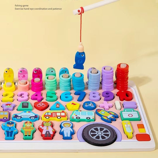 Creative Montessori Joc Educațional Litere și numere din Lemn pentru 3+ ani Ani