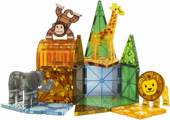 Magna-Tiles Magnetic Construction Toy Safari for Children 3+ years+ Years