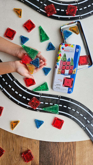 Magna-Tiles Μαγνητικό Παιχνίδι Κατασκευών Micromags Travel Set 244026