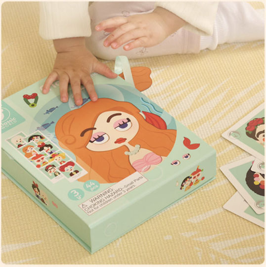 Classic World Магнитна Конструктивна Игра Girl's Photo за Деца 3++ Години