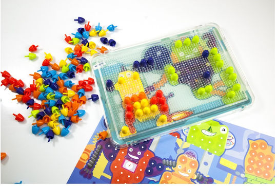Miniland Plastic Construction Toy Pegs 150τμχ for Children 3+ years+ Years