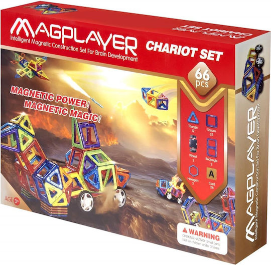 Magplayer Магнитна Конструктивна Игра за Деца 3+ години+ Години