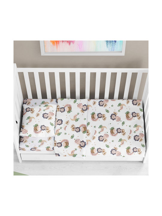 Dimcol Beige Baby Sheets 80x110cm