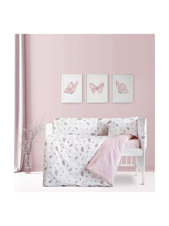 Kocoon Pamy Комплект Бебешки Чаршафи За Количка Памучни Многоцветни 120x160бр 3бр