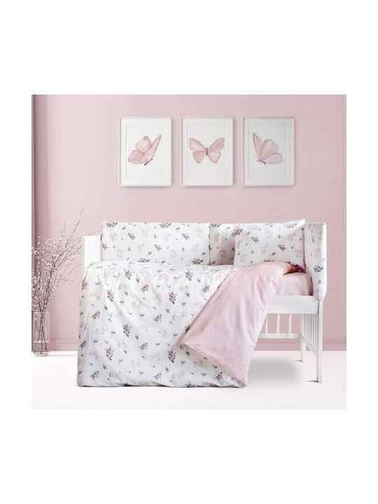 Kocoon Pamy Комплект Бебешки Чаршафи За Количка Памучни Многоцветни 120x160бр 3бр
