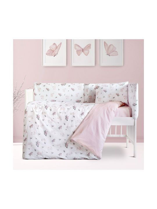 Kocoon Pamy Комплект Бебешки Чаршафи За Количка Памучни Многоцветни 120x160бр 3бр