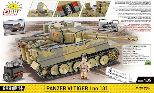 Cobi Τουβλάκια Panzer Vi Tiger I No. 131 898τμχ