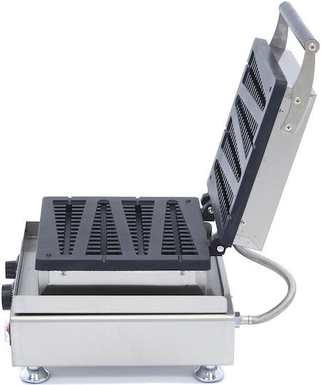 Maxima Gewerbliches Waffeleisen Einzeln für Waffeln in Form von Stick 09374251