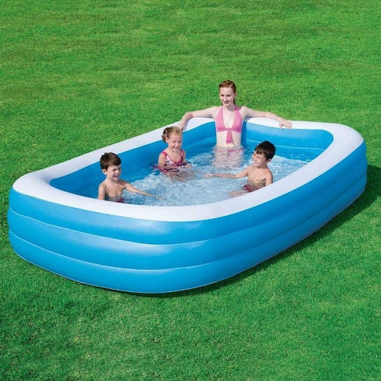 Bestway PVC Swimming Pool 1161lt Inflatable 305x183x56cm Light Blue