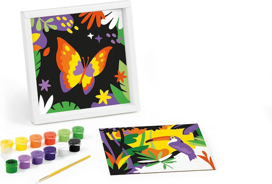 Set creativ Maped Pictură după numere Tucan & Fluture 20x20cm 907085