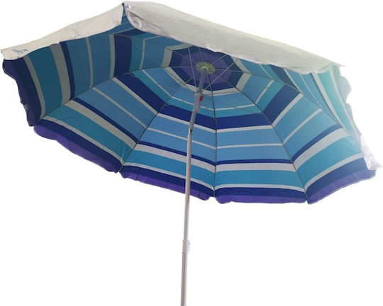 Campus Folding Beach Umbrella Diameter 1.8m Blue