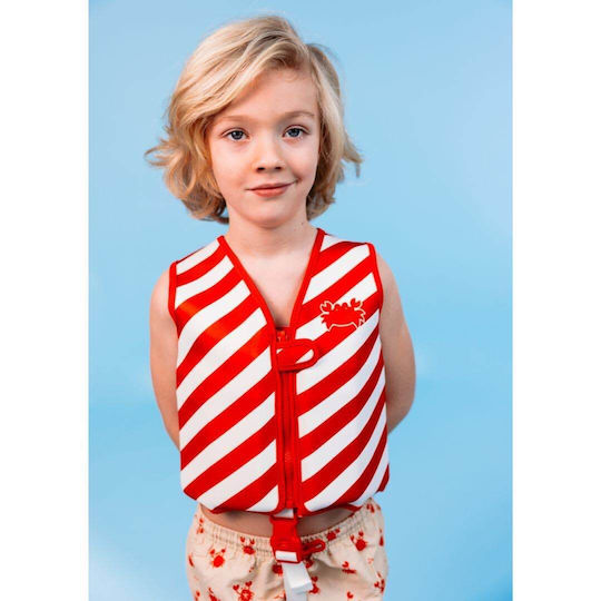 Swim Essentials Life Jacket with Safety Strap for Kids 2-3 Years "oh Crab"