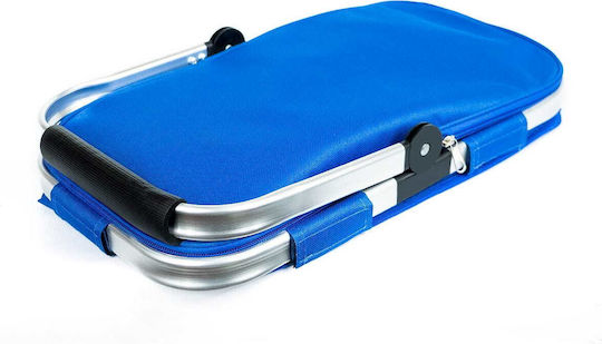 Promis Picknickkorb 24lt 40x40cm in Blau Farbe