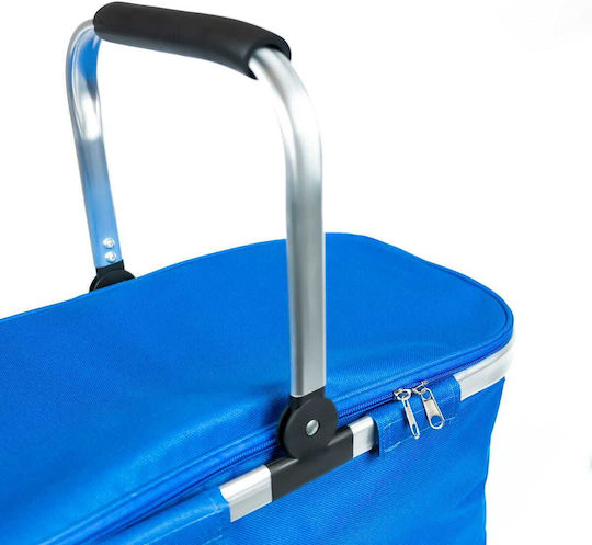 Promis Picknickkorb 24lt 40x40cm in Blau Farbe