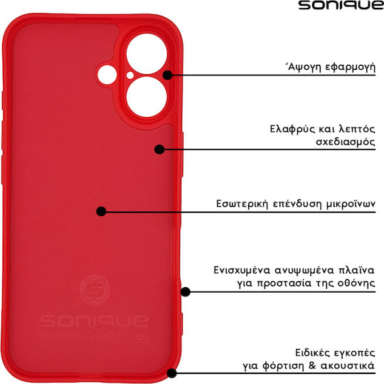 My Colors Sonique Silicone Case for Xiaomi 14t Pro Red