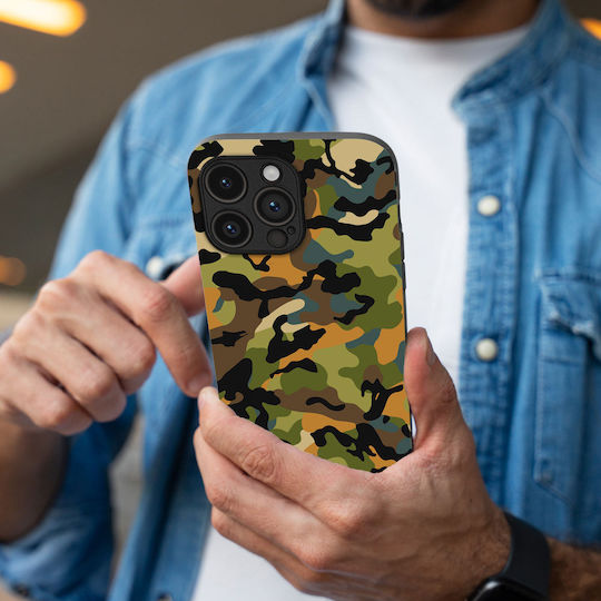 Калъф Sonique Camouflage Army Series за Motorola Edge 50 5G Зелен 01