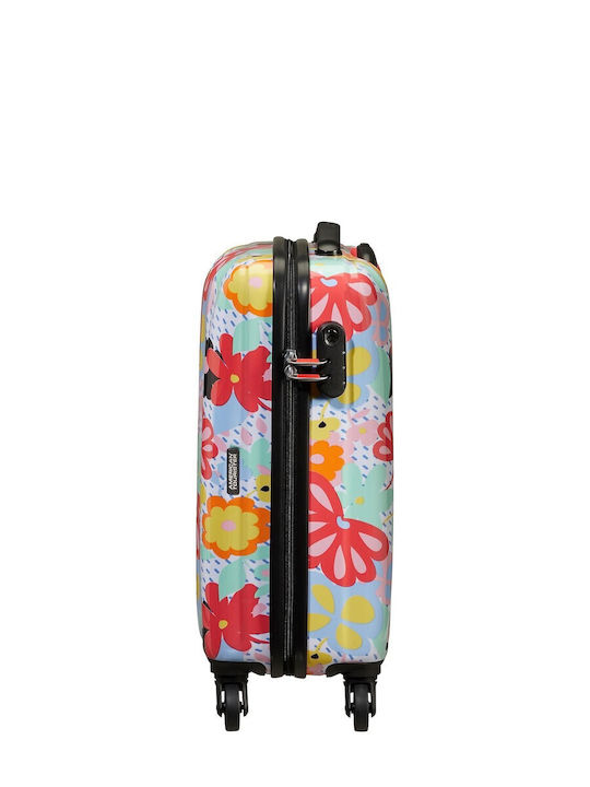 American Tourister Minnie Kids Cabin Hard Red Suitcase With 4 Wheels Height 55cm