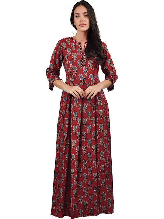 Summer Maxi Dress Red