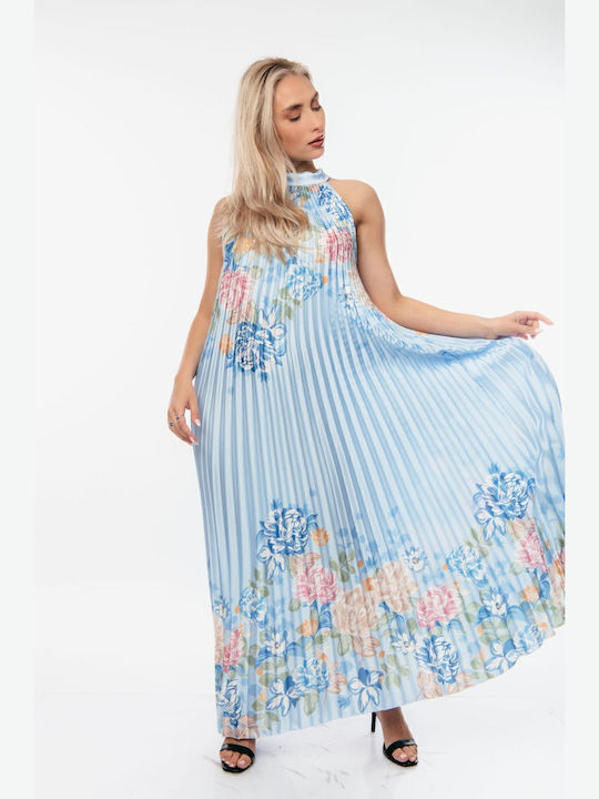 Summer Maxi Dress Light Blue