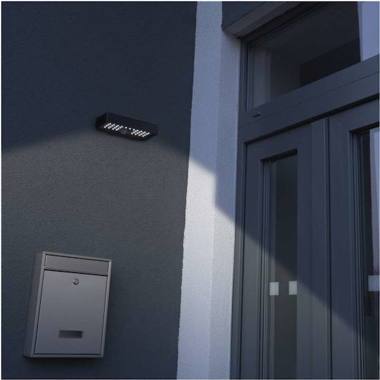 Emos Wall Mounted Solar Light 900lm Natural White 4000K with Motion Sensor and Photocell IP65
