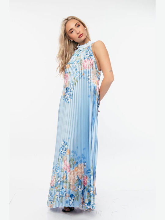 Summer Maxi Dress Light Blue