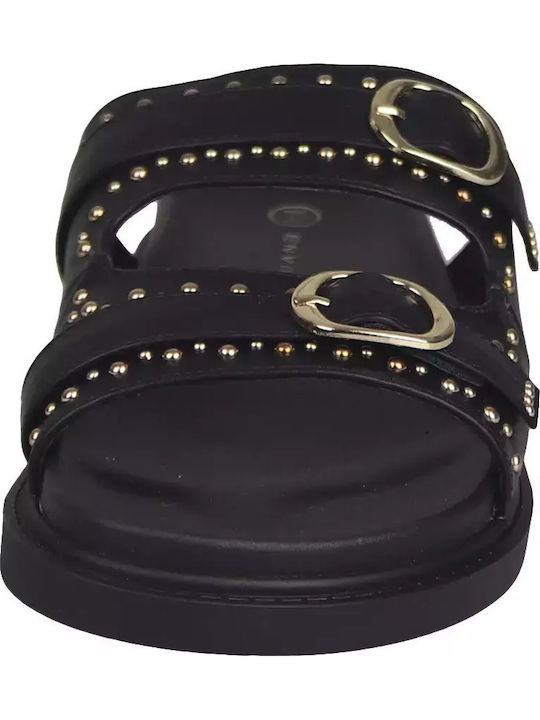 Women's Flat Sandals Black