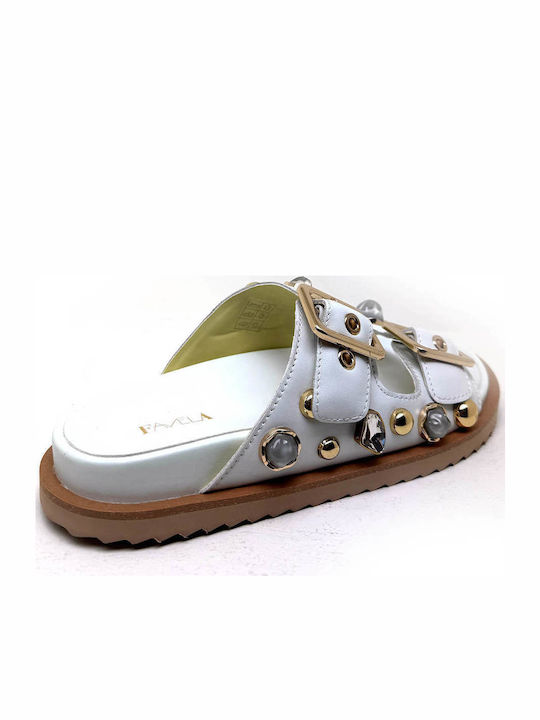 Granite Sandale Casual Damă Albe