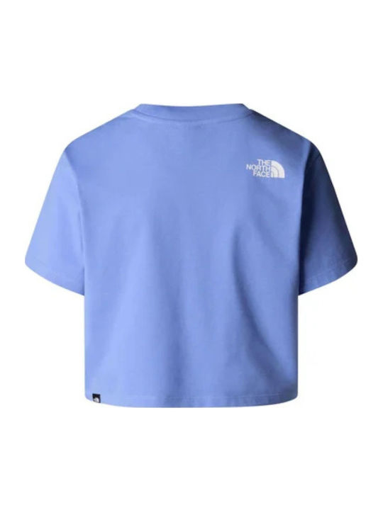 Women's Crop T-shirt Virtual Blue