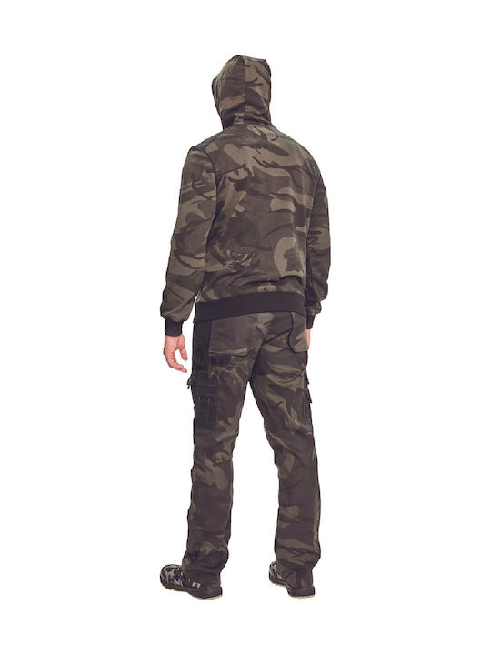 Cerva Hoodie Sweatshirt Crambe Camouflage 65% Poly-35% Cotton 340 G/m² S 0306002812001