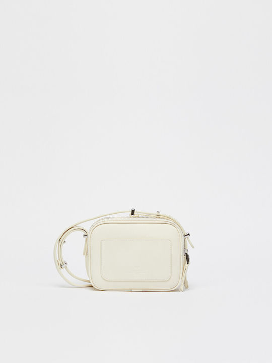 Leather Women's Bag Crossbody White