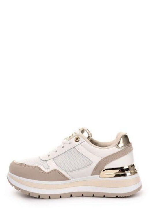 Damen Anatomisch Sneakers Beige