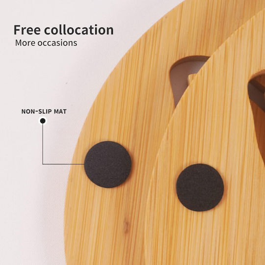 Tischsets für Kochutensilien Holz
