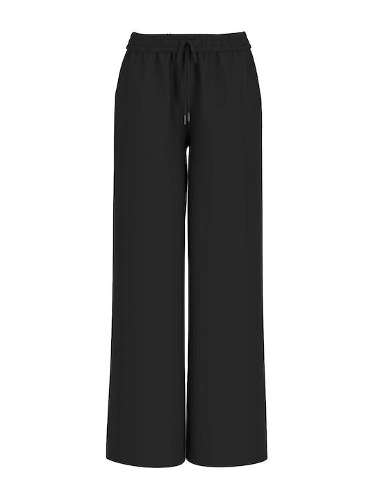 Damen Stoff Hose Black