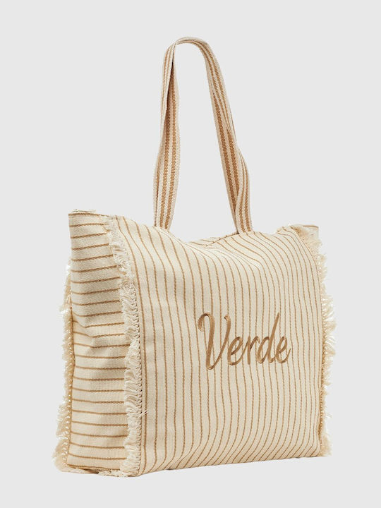 Verde Geantă De Plajă Din Material Textil Verde