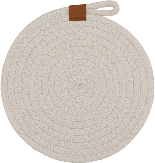 Ladelle Platzdeckchen Rund Stoff Beige 2Stück