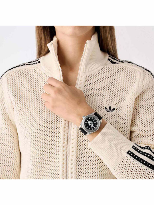 adidas Discoverer One Ρολόι Μπαταρίας με Καουτσούκ Λουράκι