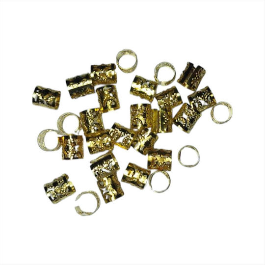 Decorative Hair Rings Gold Cosmofan