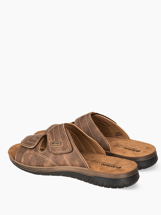 Herrensandalen in Braun Farbe