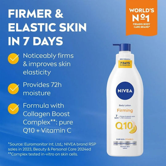 Nivea Q10+ Крем за Укрепване 400ml